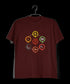 Aaramkhor OM WITH 6 ELEMENTS Spiritual Shiva Mens TShirts